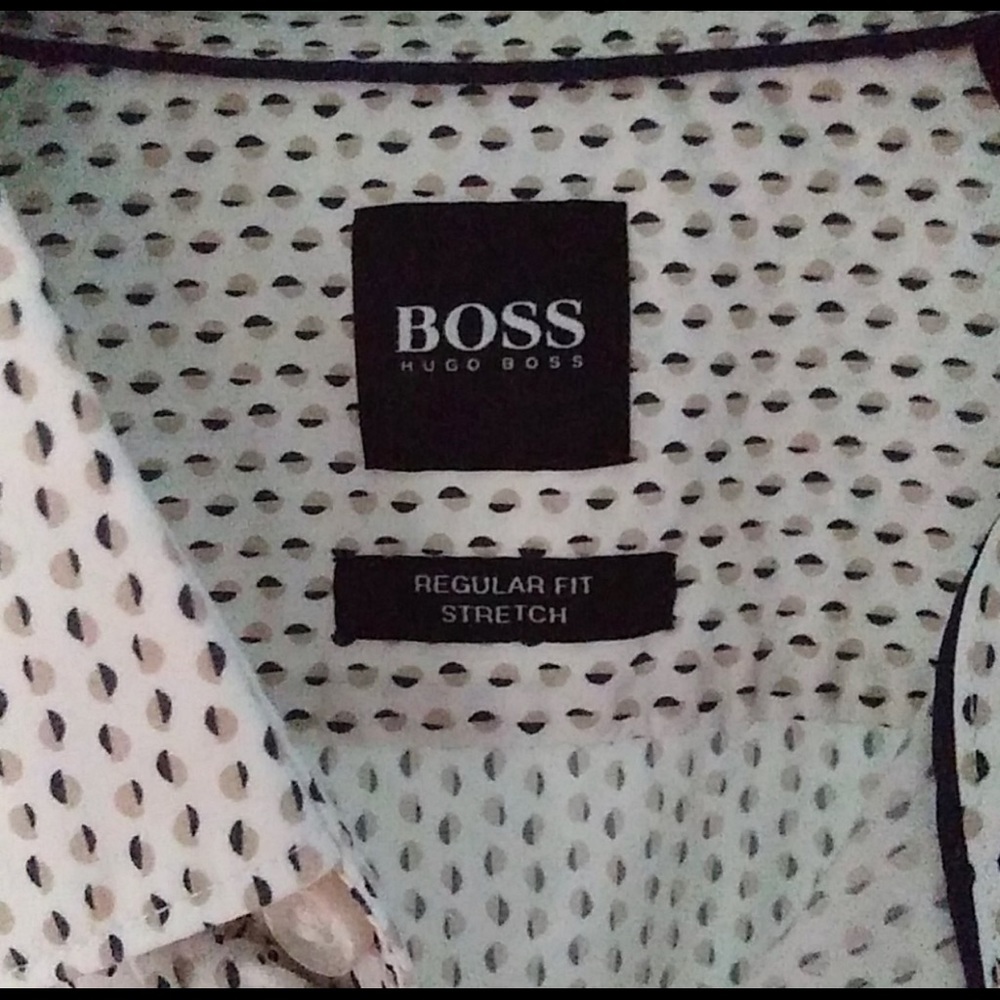 Hugo Boss short sleeve button down shirt